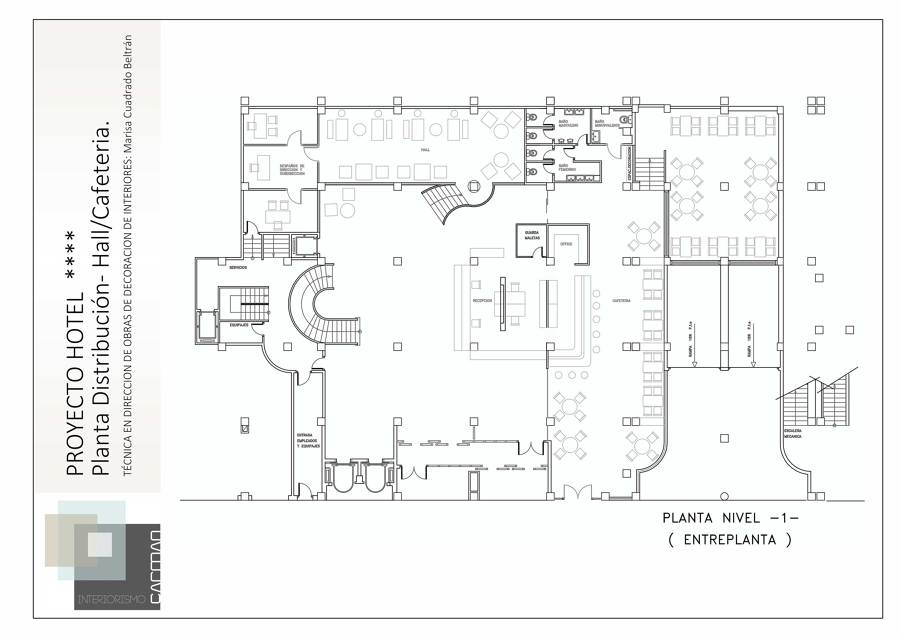 Planta Distribución Habitación Tipo