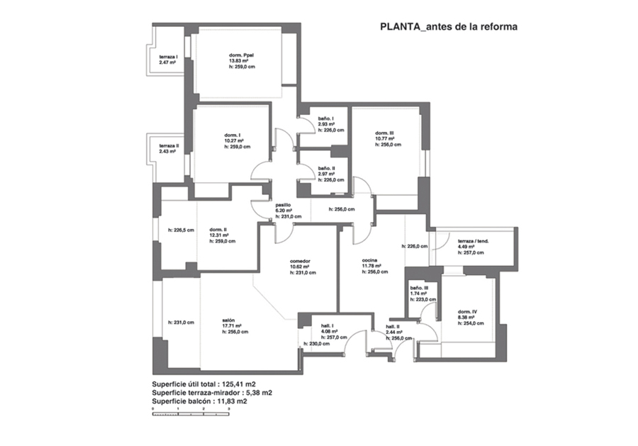 Planta Estado anterior a la reforma