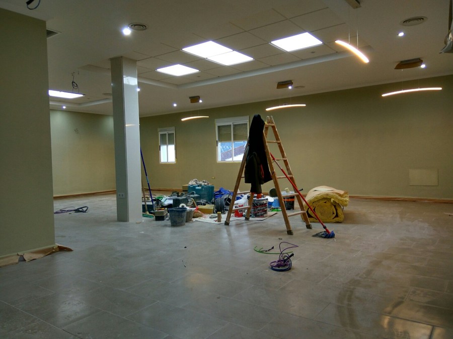 Planta general Oficina sin particiones