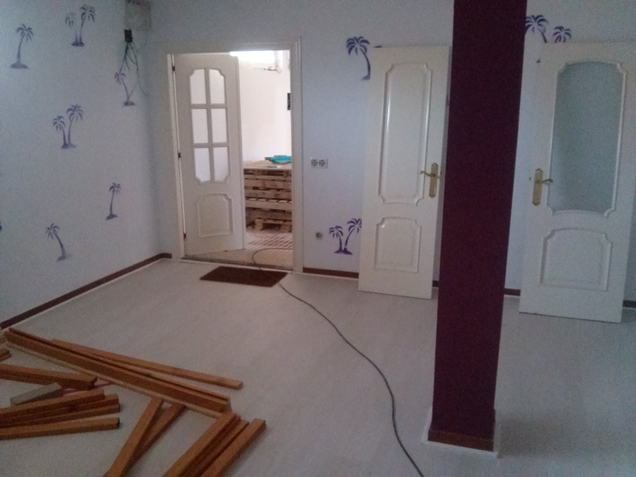 Planta inferior en obras