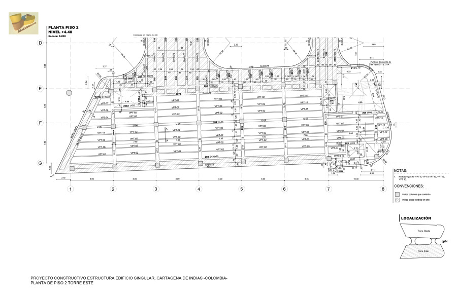 Planta Piso 2 Torre Este