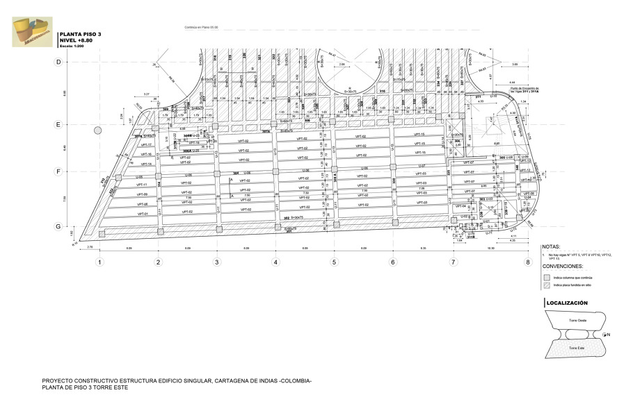 Planta Piso 3 Torre Este