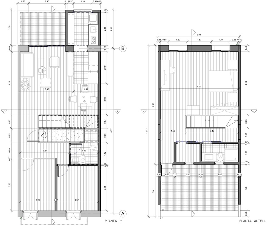 Planta Piso y Altillo