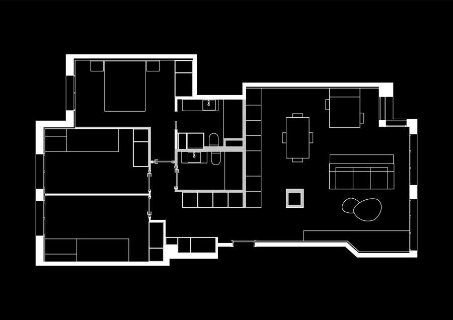 Planta reforma vivienda