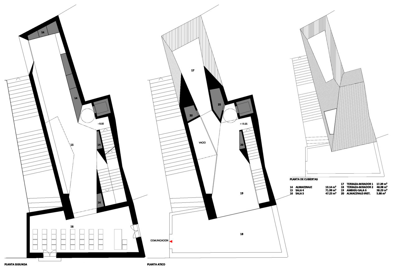 Planta segunda y azotea
