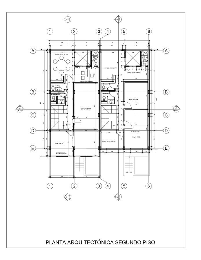 Planta segundo nivel