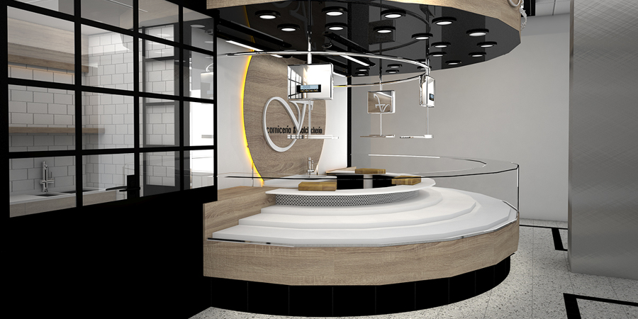 Planteamiento. Render 3D. Lateral