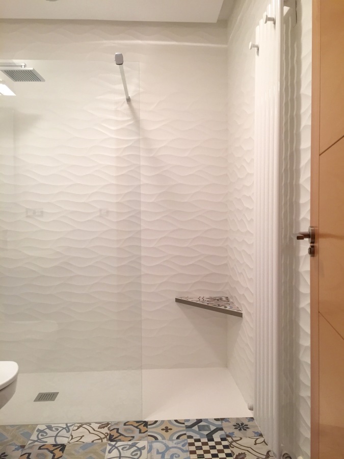 Plato de ducha a ras del suelo