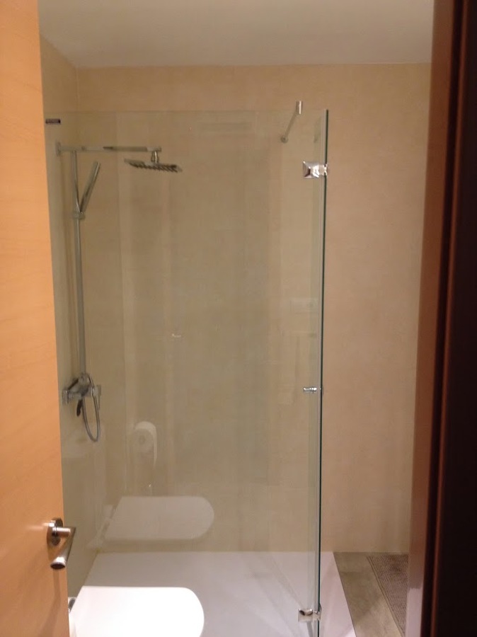 Plato de ducha al nivel del suelo