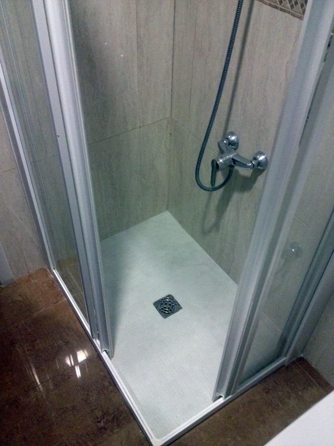 Plato de ducha de obra