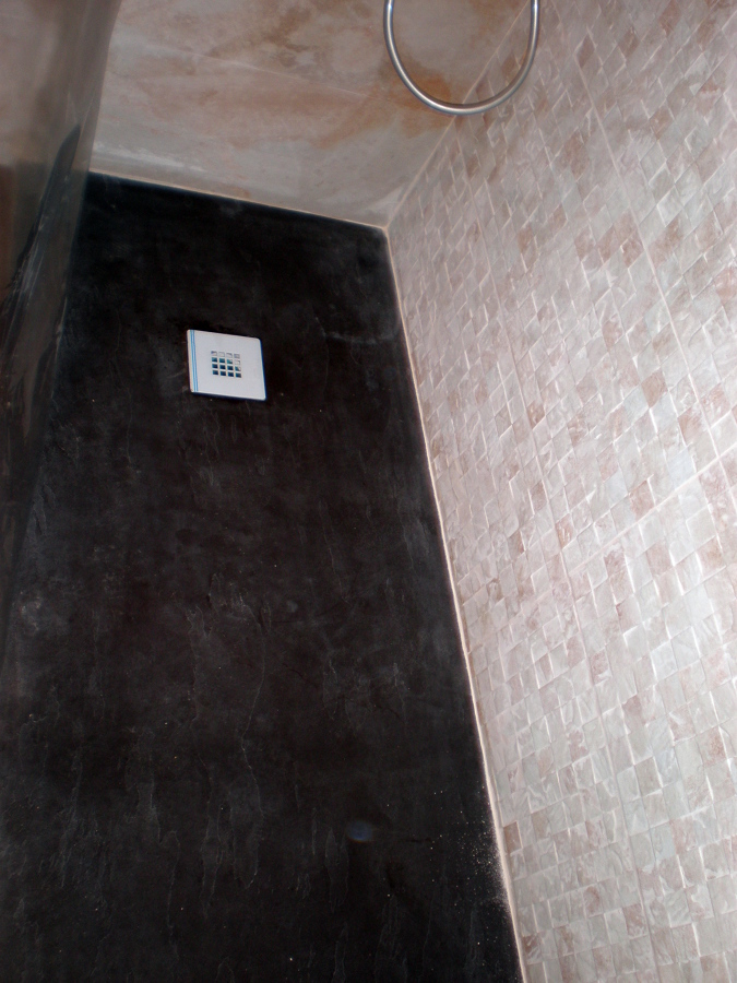 PLATO DE DUCHA DE PIZARRA(tono chocolate)