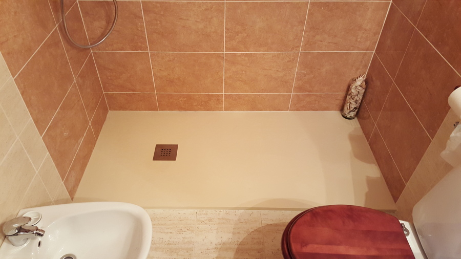 plato de ducha de resina