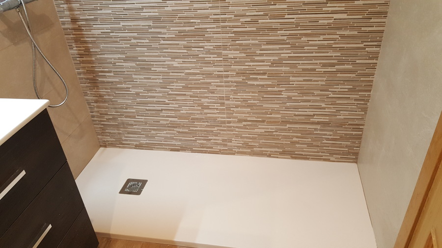 Plato de ducha de resina