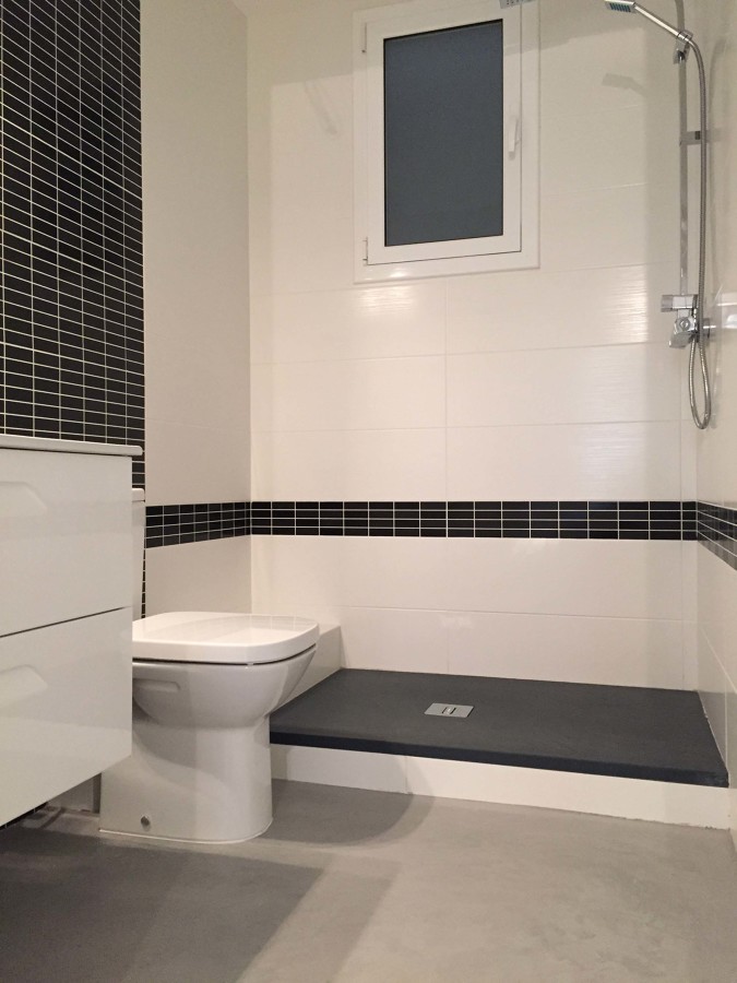 plato de ducha de resina extraplano