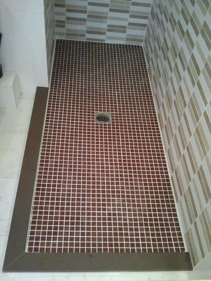 Plato de ducha después de la reforma