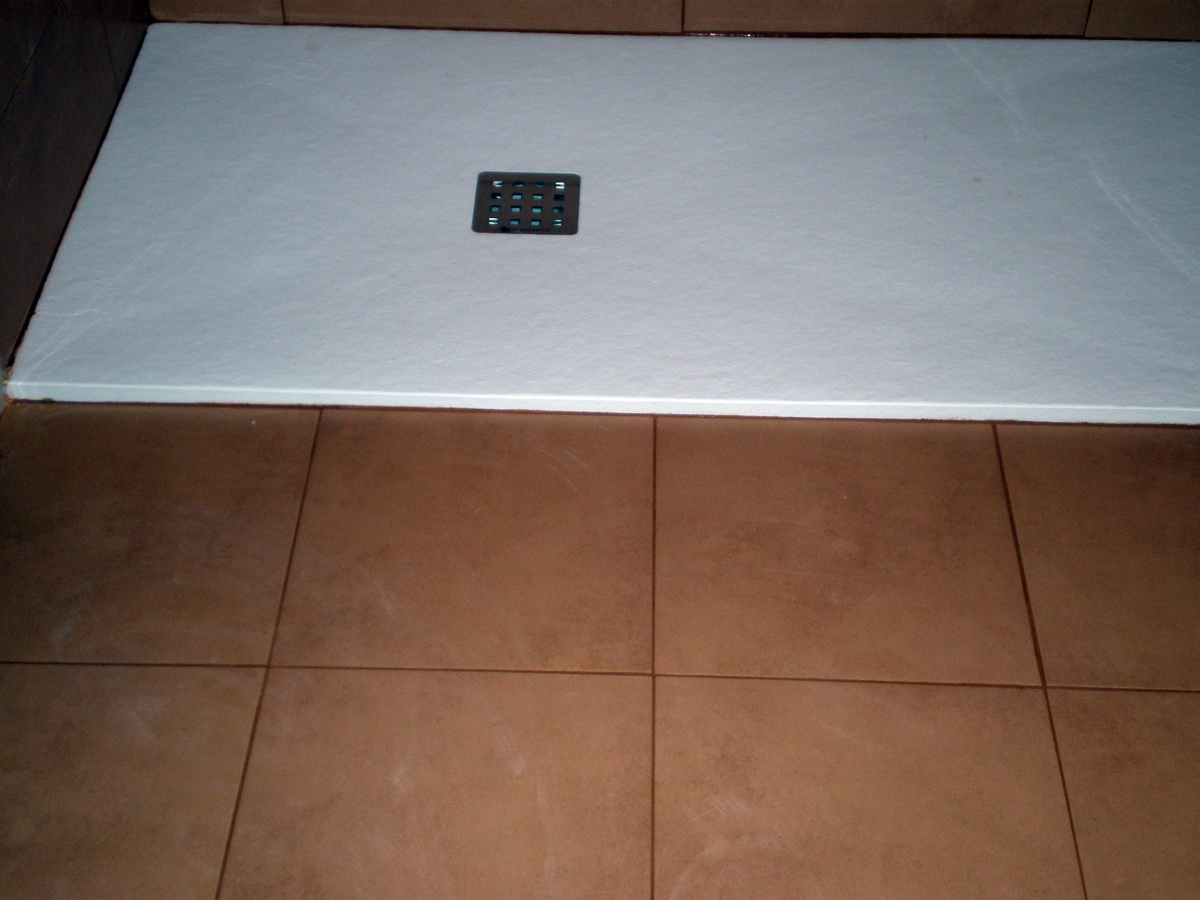 PLATO DE DUCHA "SLATE" BLANCO