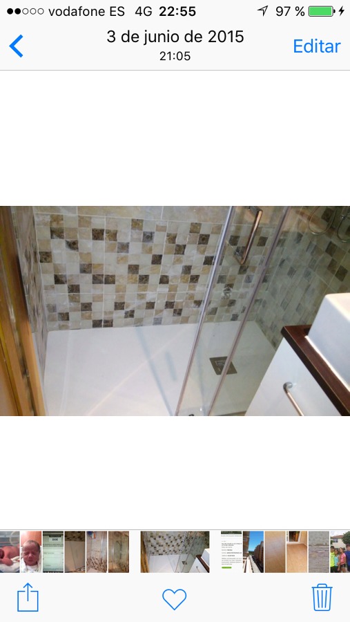 Plato de ducha y mampara 