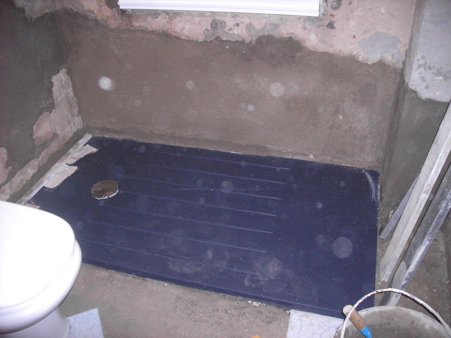 Plato ducha de obra
