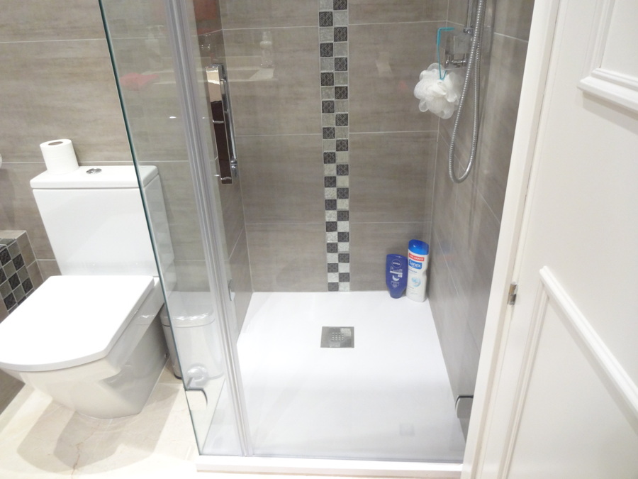 Plato extra plano y mampara