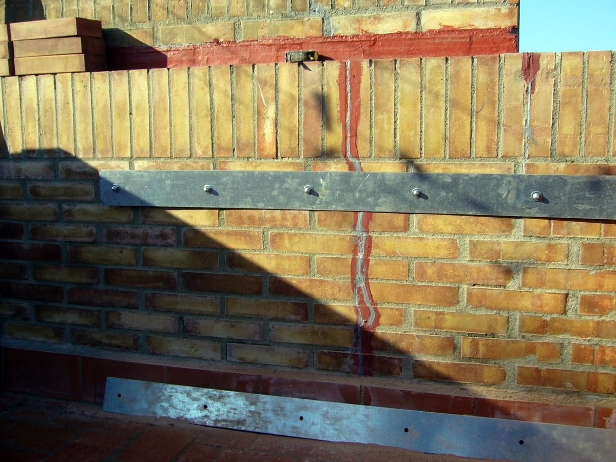 Pletinas en grietas.