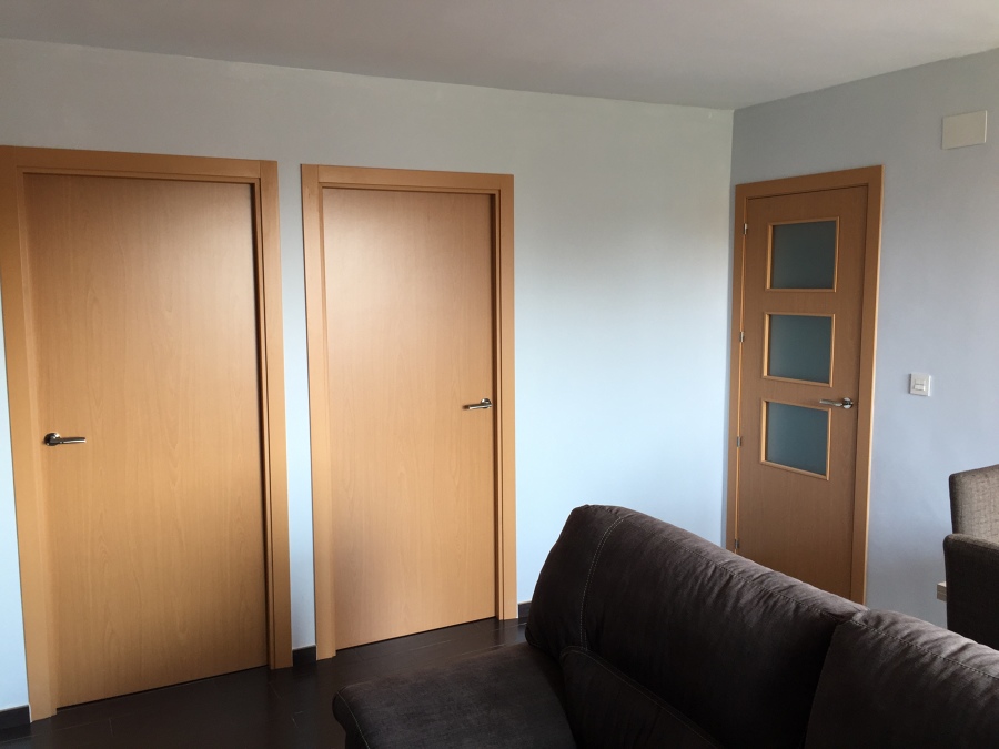 Portería , solado y alisado.