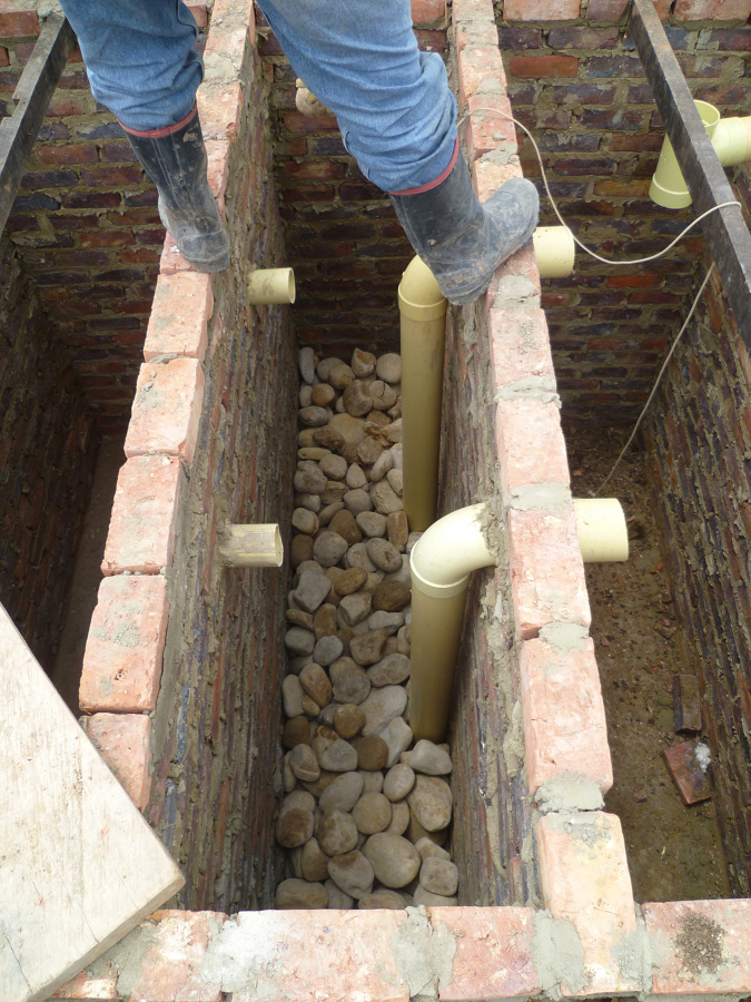 pozo septico sistema de filtros