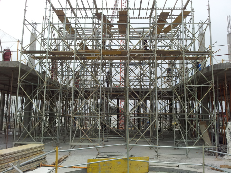 Preparación andamio