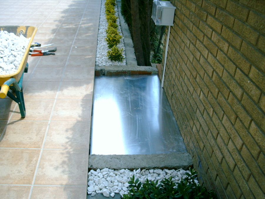 Preparación arquetas de riego y gravilla