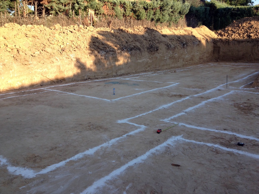 Preparación cimentación 