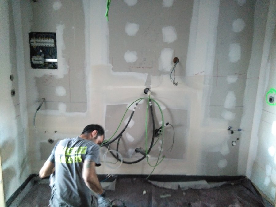 Preparación conexiones domotica