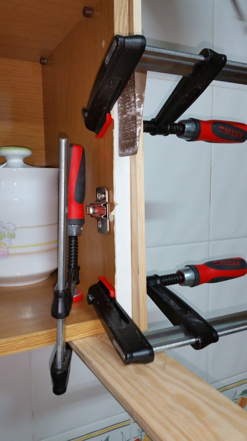 Preparación del módulo de la campana para adecuar a la nueva estética