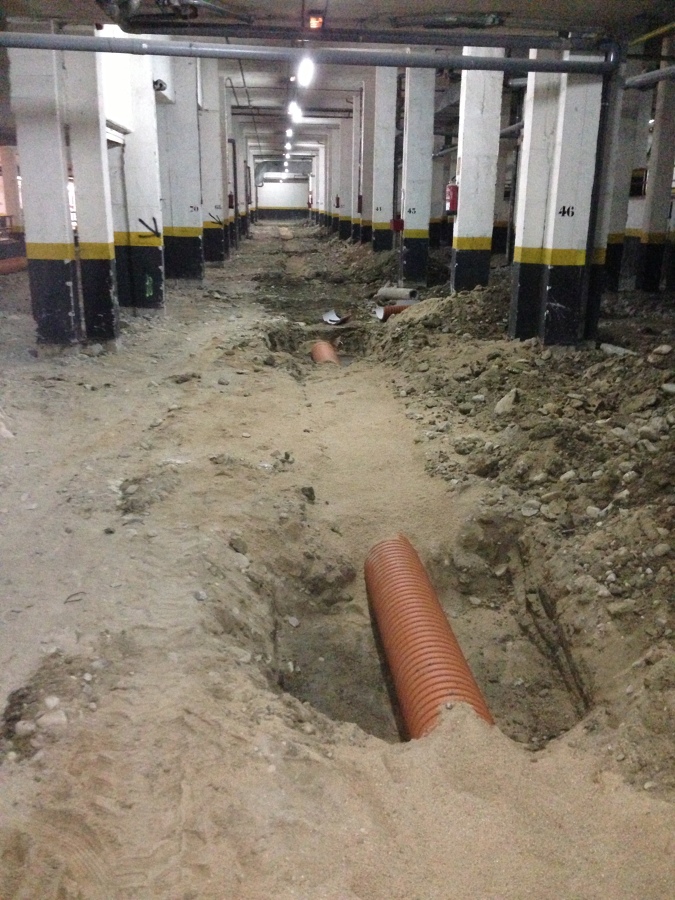 Preparación para arquetas