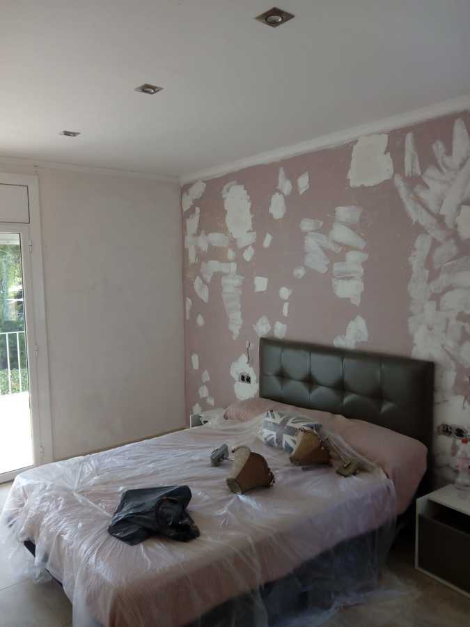 Preparación paredes para pintado