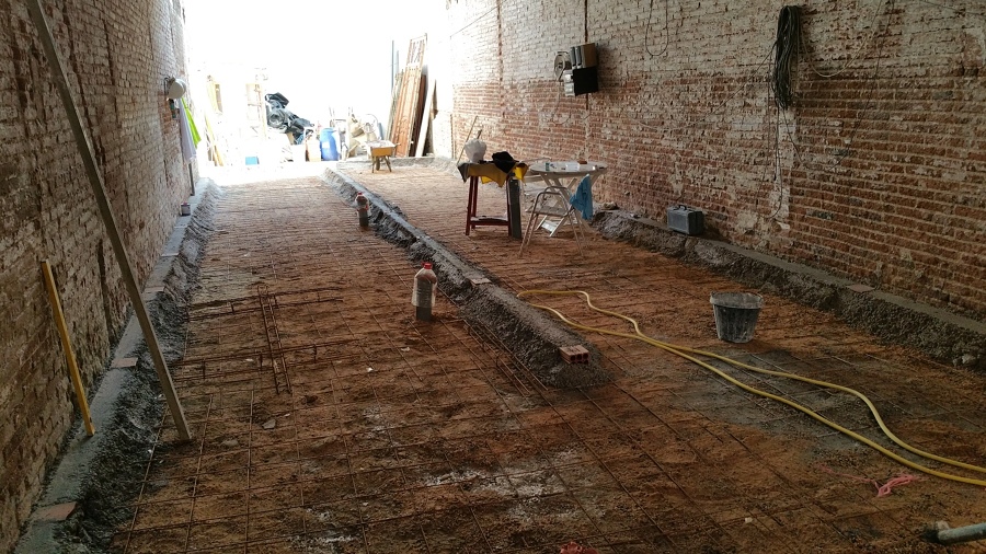 Preparación solera hormigón