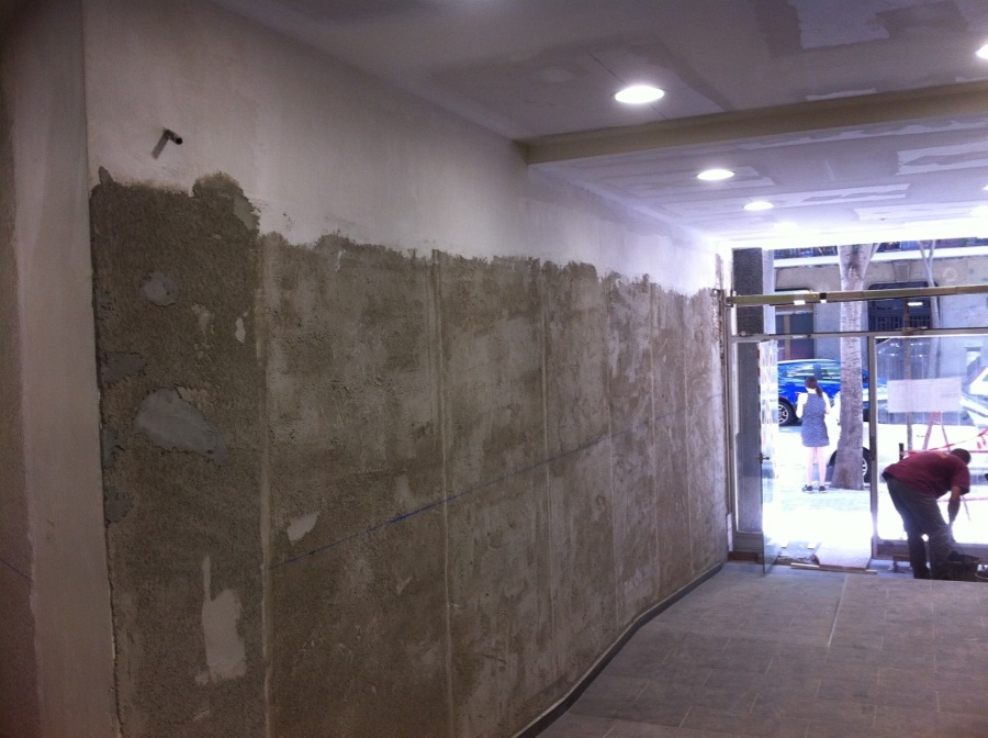 Preparación soporte para granito