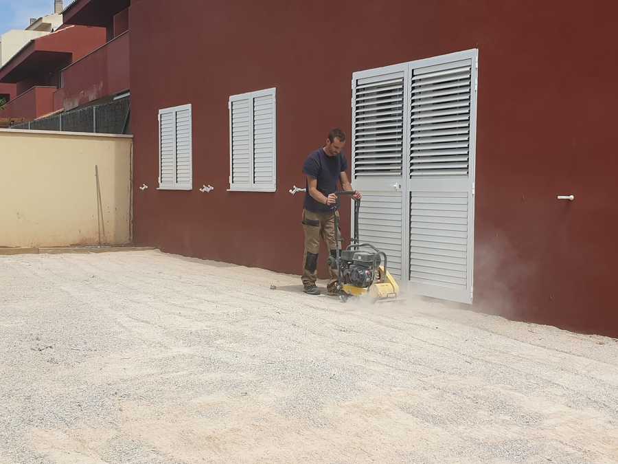 Preparación y compactación