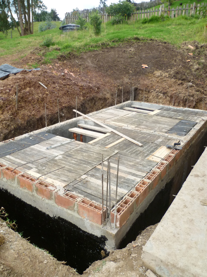 preparando para fundir tapa tanque