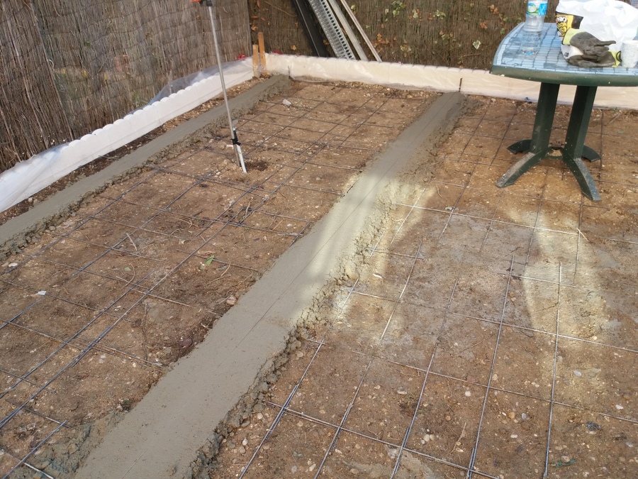 preparar para hormigonar