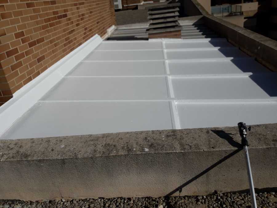 Previo a impermeabilización tejado