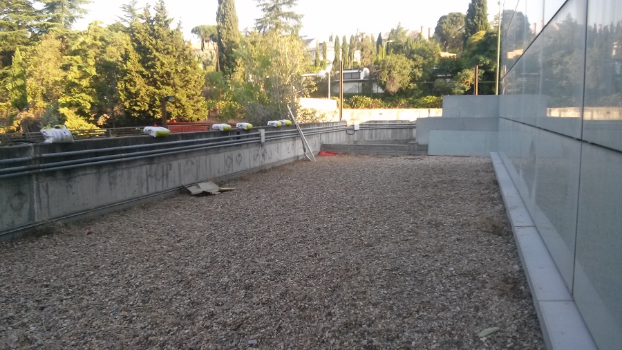 Primera foto de como estaba la terraza