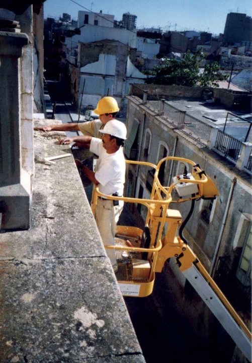 Primeros trabajos de consolidación