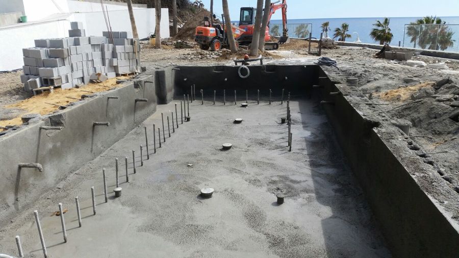 Proceso constructivo con maquinas