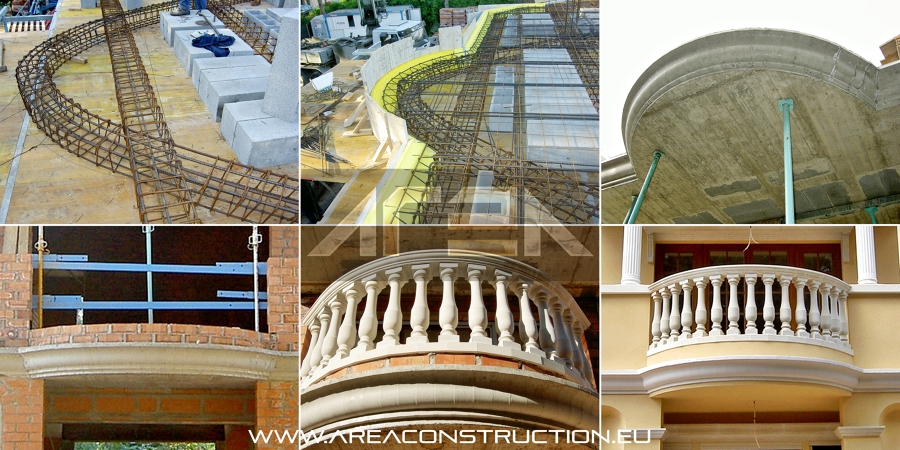 Proceso constructivo cornisa de hormigón