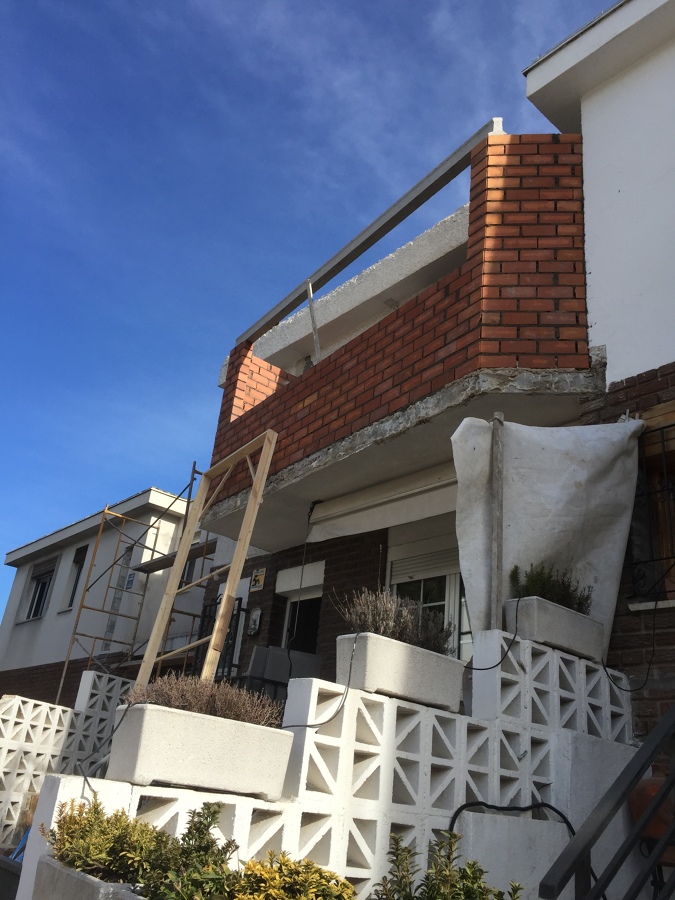 Proceso constructivo terraza