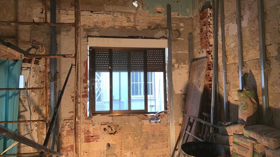 Proceso de demolición cocina