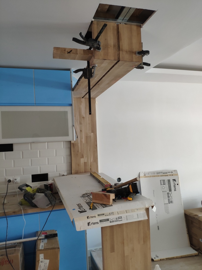 Proceso de montaje de la barra