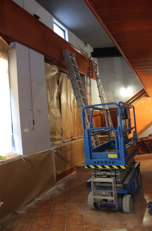 Proceso de pintura y obra