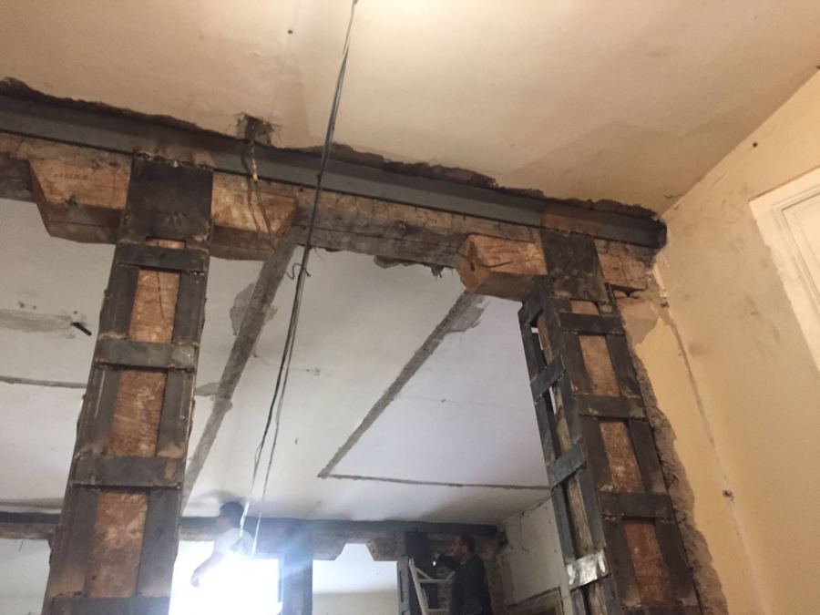 Proceso de refuerzo de estructura