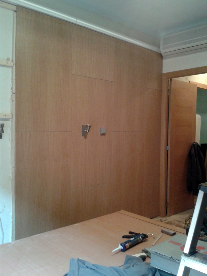 Proceso del empanelado de pared