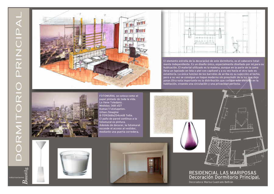 Propuesta Decoración Dormitorio Principal